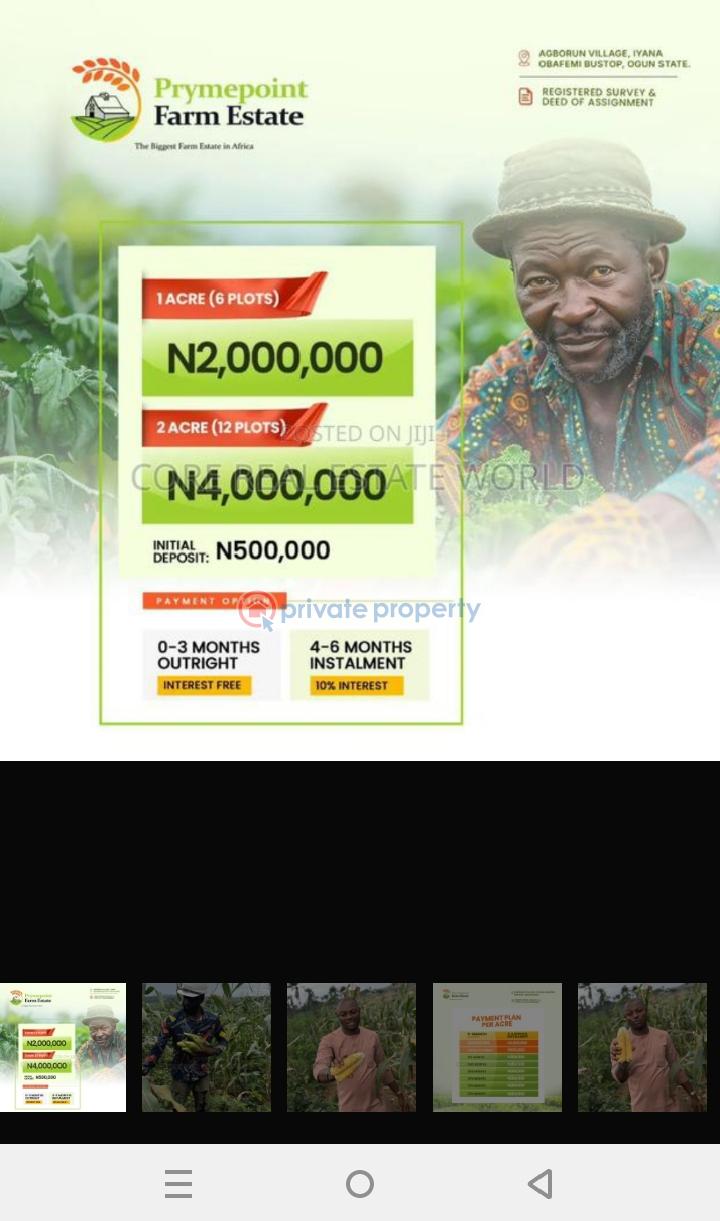 Mixed use Land For Sale Obafemi Owode Ogun - 0