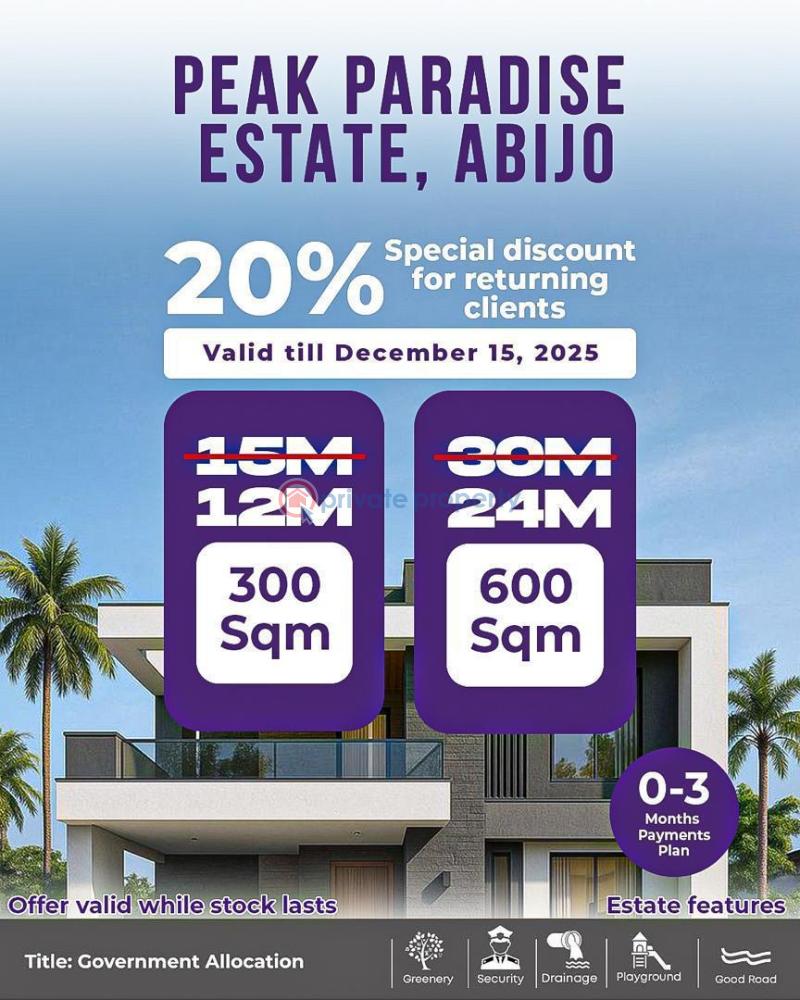 Residential Land For Sale Ibeju Lekki Abijo Ajah Lagos - 4