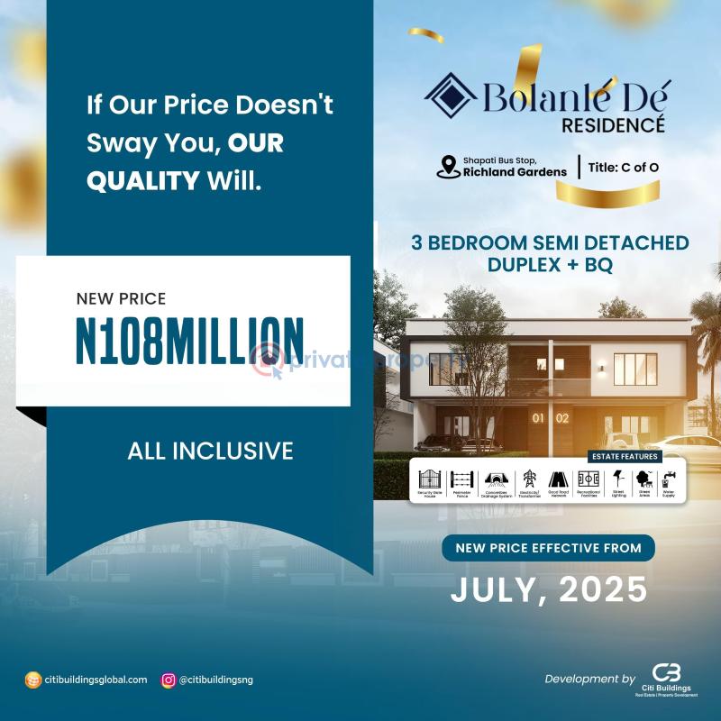 3 bedroom Terraced Duplex For Sale Shapatti, Bogije Ibeju-Lekki Lagos - 2