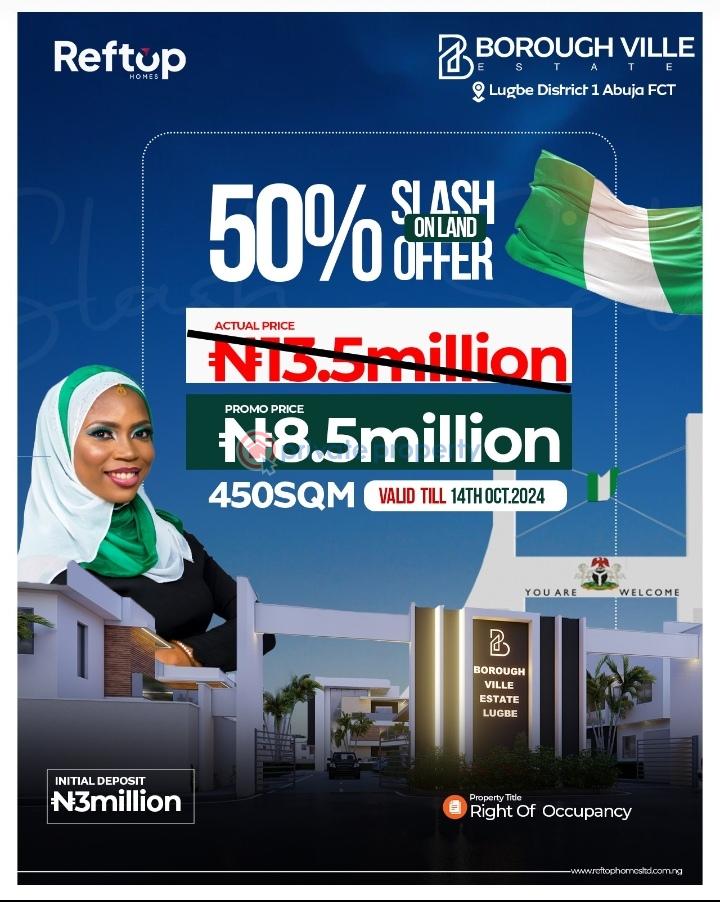 Residential Land For Sale Lugbe District 1, Fct Abuja. Lugbe Abuja Phase 4  - 1