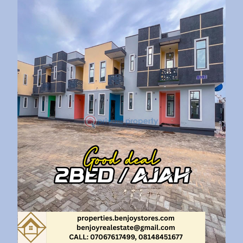 2 bedroom Terraced Duplex For Sale Ajah Lagos - 0