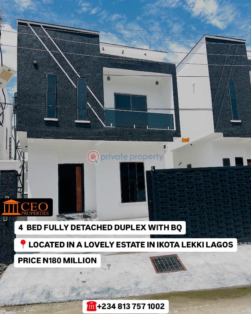 4 bedroom Duplex For Sale Lekki County Homes Ikota Lekki Ikota Lekki Lagos - 0