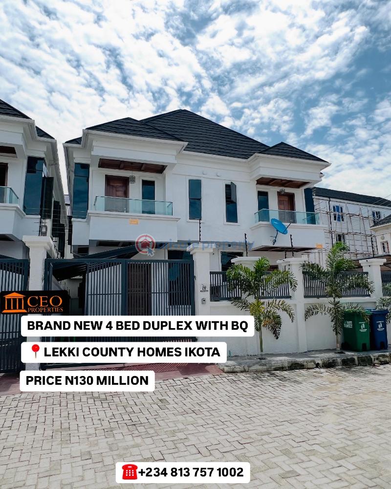 4 bedroom Semi detached Duplex For Sale Lekki County Homes Ikota Ikota Lekki Lagos - 0