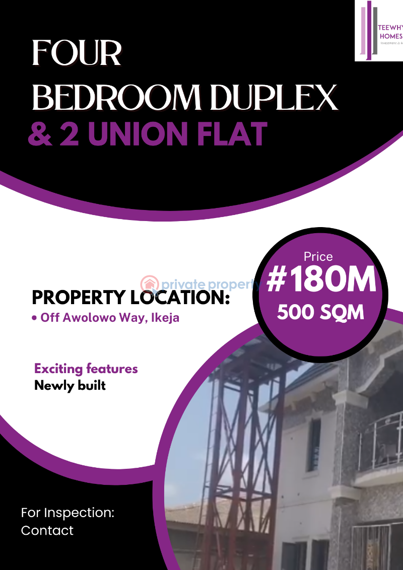 Brand new 4-bedroom duplex with 2 mini flats in ikeja - 3 4 bedroom House For Sale Off Awolowo Way Obafemi Awolowo Way Ikeja Lagos - 3