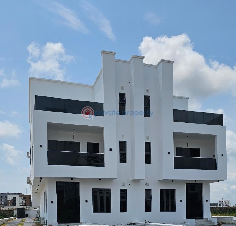 Brand new 4 bedroom semi-detached duplex on 2 floors and a bq - 1 4 bedroom Semi detached Duplex For Sale Cowrie Creek Estate Ikate Elegushi Lekki Lagos - 1
