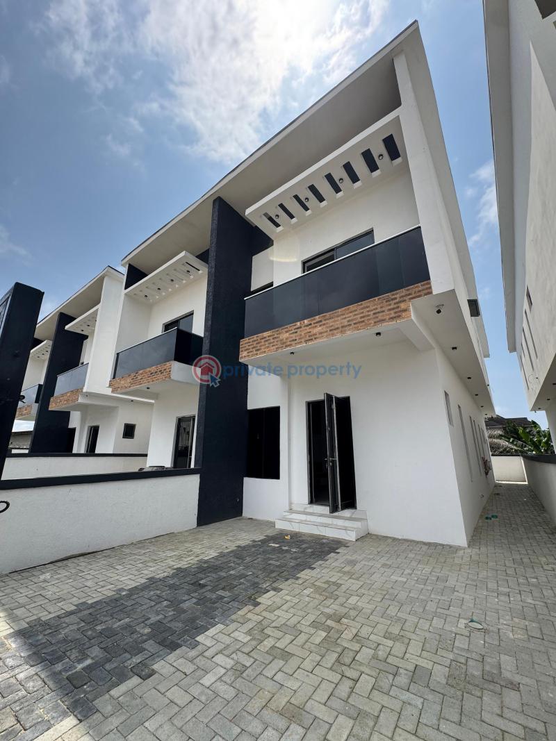 Brand new 4  bedroom semi-detached duplex with a bq   for sale - 1 4 bedroom Semi detached Duplex For Sale Abraham Adesanya Ajah Lagos - 1
