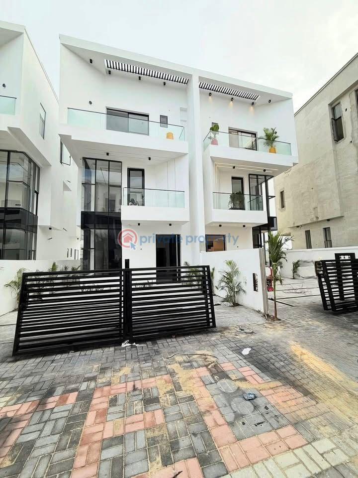 Brand new 4 bedroom semi detached home - 1 4 bedroom Semi detached Duplex For Sale Chevron Drive Lekki Lagos - 1