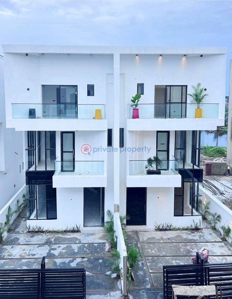 Brand new 4 bedroom semi detached home - 0 4 bedroom Semi detached Duplex For Sale Chevron Drive Lekki Lagos - 0