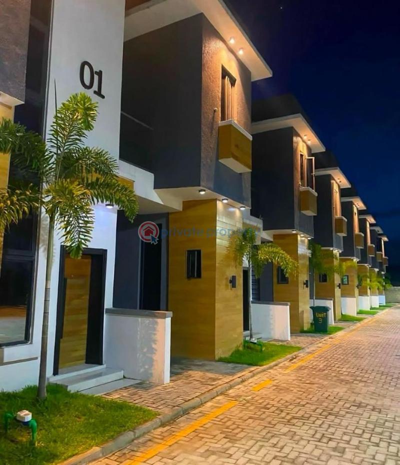 4 bedroom Terraced Duplex For Rent Lekki Palm City Estate Ajah Lagos