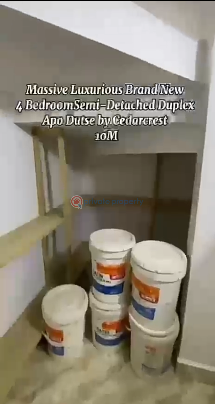 4 bedroom Semi detached Duplex For Rent Apo Duste By Cedarcrest Close To Gudu* Gudu Abuja Phase 2  - 2