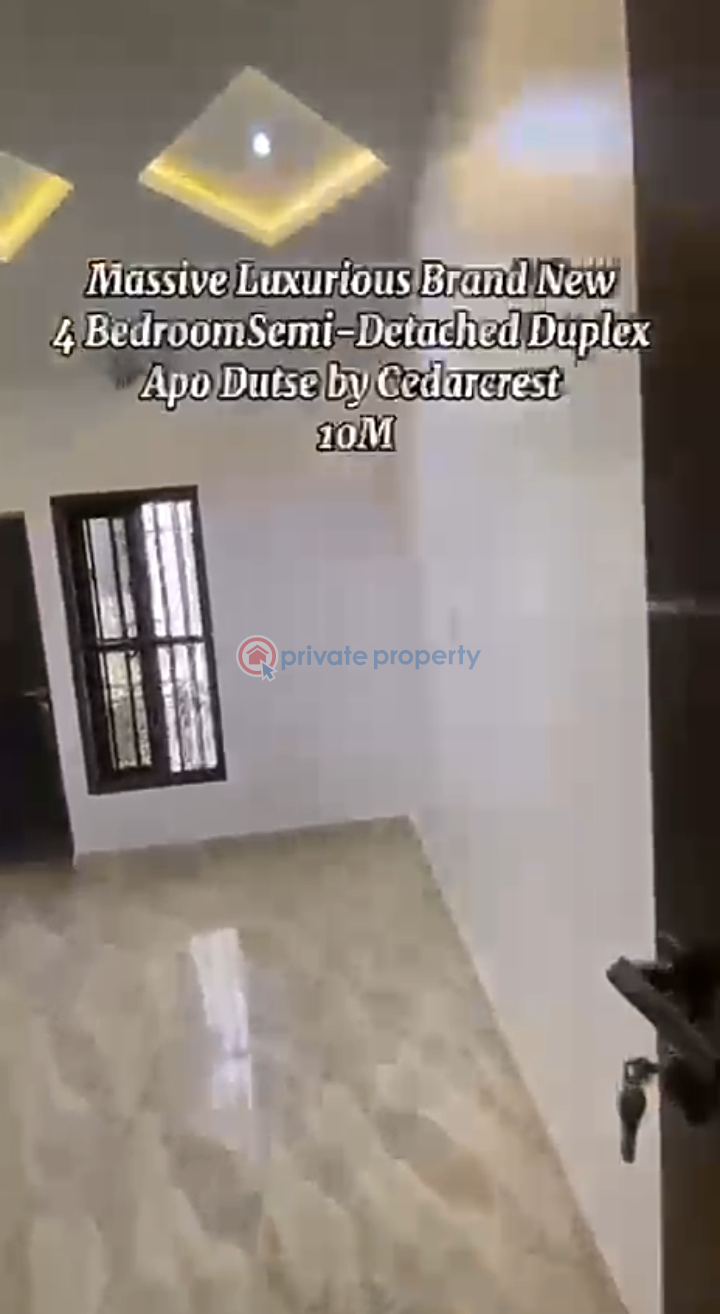 4 bedroom Semi detached Duplex For Rent Apo Duste By Cedarcrest Close To Gudu* Gudu Abuja Phase 2  - 0