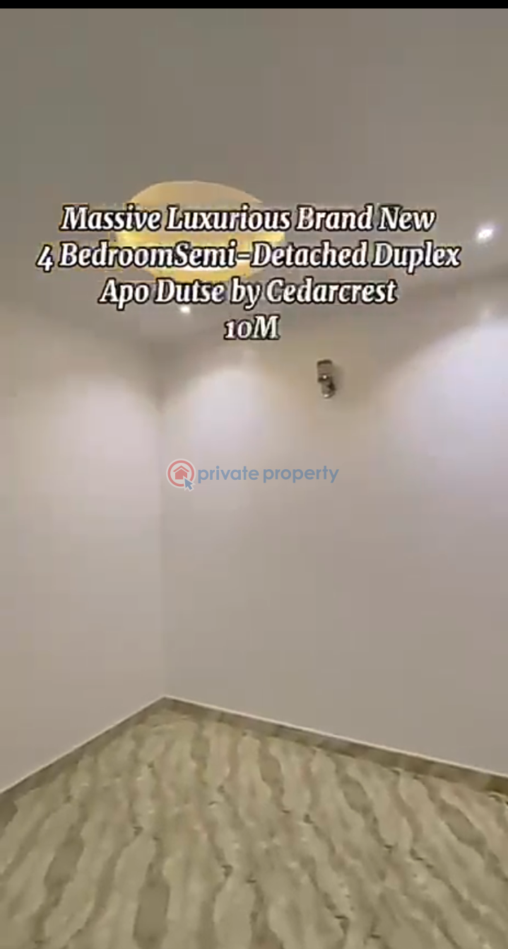 4 bedroom Semi detached Duplex For Rent Apo Duste By Cedarcrest Close To Gudu* Gudu Abuja Phase 2  - 3
