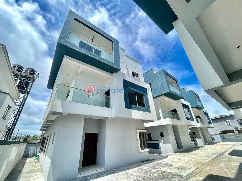 Brand new 4bedrooms +1bq fully detached duplex located at orchid road, 2nd toll gate, chevron - 1 4 bedroom Semi detached Duplex For Sale Orchid Road 2nd Toll Gate , Chevron Axis Lafiaji Lekki Lagos - 1