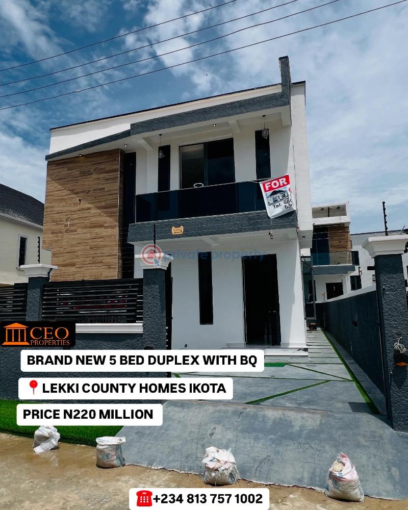 5 bedroom Detached Duplex For Sale Lekki County Homes Ikota Ikota Lekki Lagos - 0