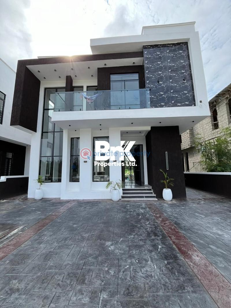 Brand new 5-bedroom detached house with 1room bq and pool sitting on 400 sqm - 1 5 bedroom Detached Duplex For Sale Ikota Lekki Lagos - 1