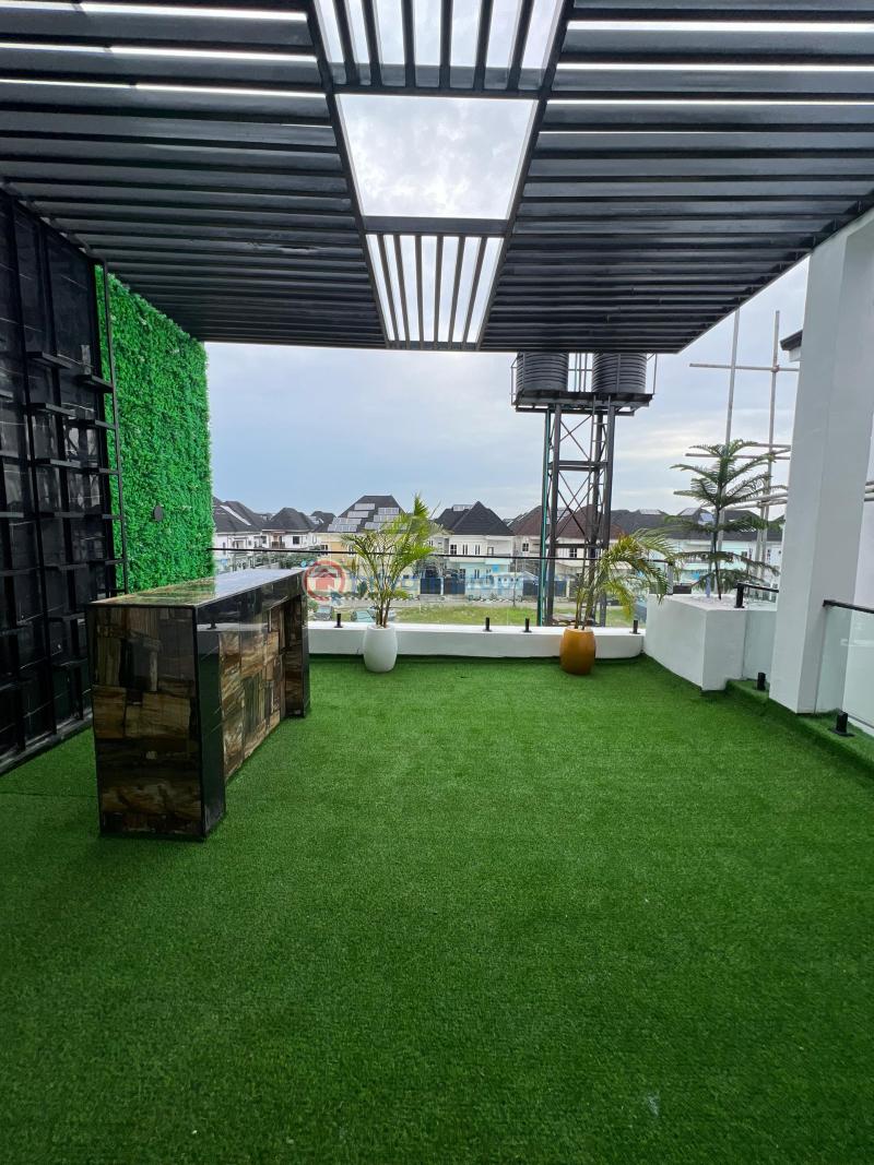 Brand new  5 bedroom duplex with cinema, swimming pool, rooftop terrace and bq - 8 5 bedroom Duplex For Sale Chevron Drive Lekki Lagos - 8