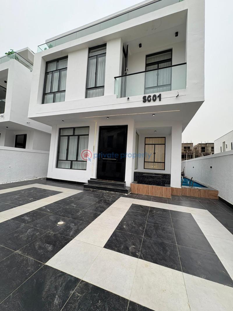 5 bedroom Detached Duplex For Sale Chevron Drive Lekki Lagos - 2