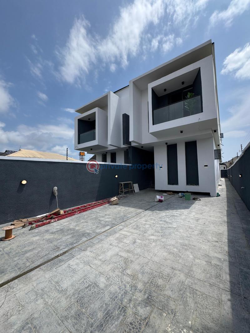 Brand new 5  bedroom semi-detached duplex with a cinema, pool & bq  for sale - 9 5 bedroom Semi detached Duplex For Sale Abraham Adesanya Ajah Lagos - 9