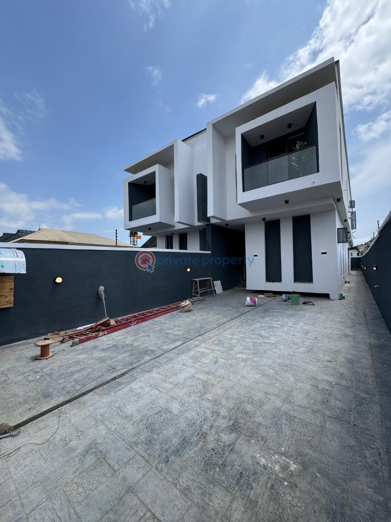 Brand new 5  bedroom semi-detached duplex with a cinema, pool & bq  for sale - 12 5 bedroom Semi detached Duplex For Sale Abraham Adesanya Ajah Lagos - 12