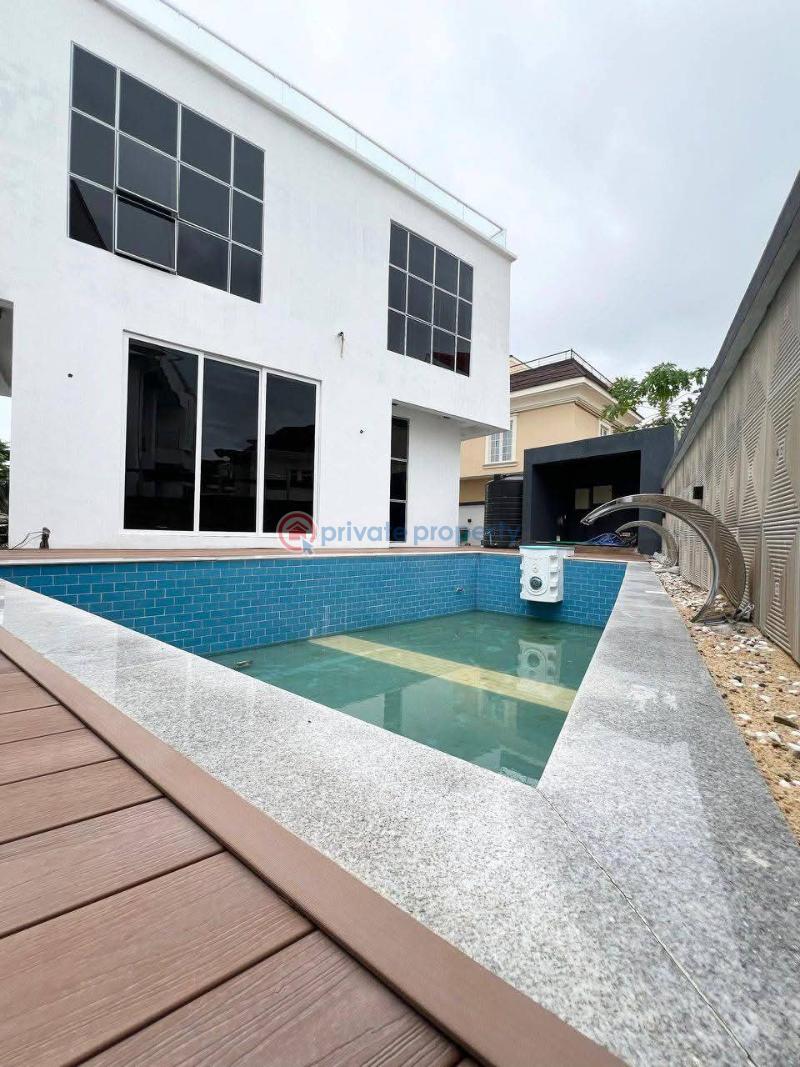 Brand new 5-bedrooms fully-detached duplex with bq for sale!! - 2 5 bedroom Detached Duplex For Sale Osapa London Lekki Lagos - 2
