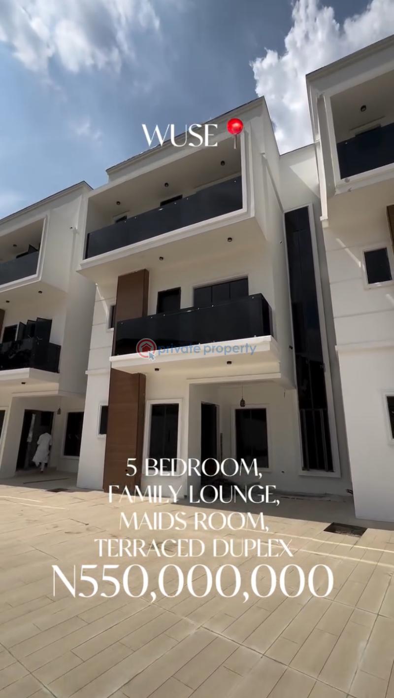 5 bedroom Terraced Duplex For Sale Wuse Abuja Phase 1  - 2