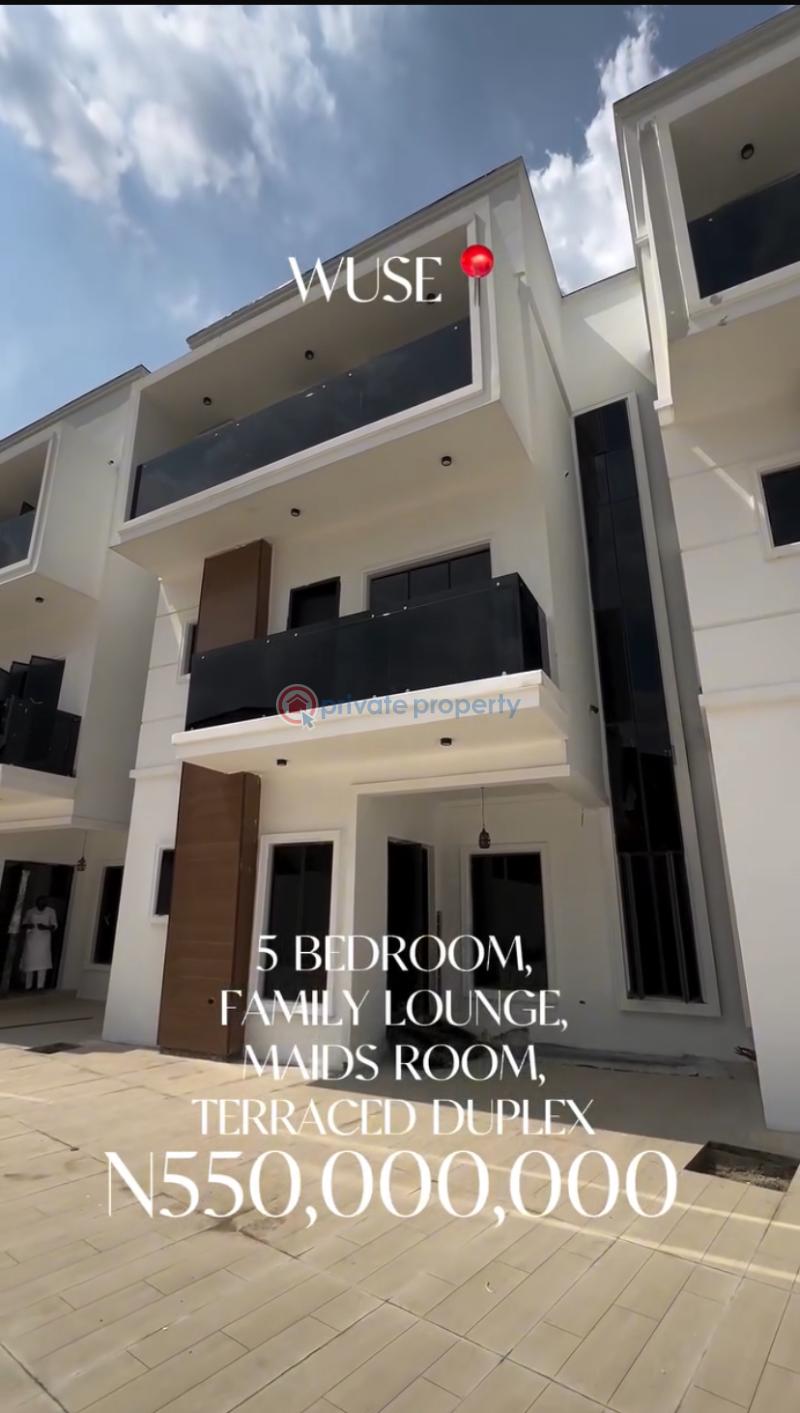 5 bedroom Terraced Duplex For Sale Wuse Abuja Phase 1  - 1