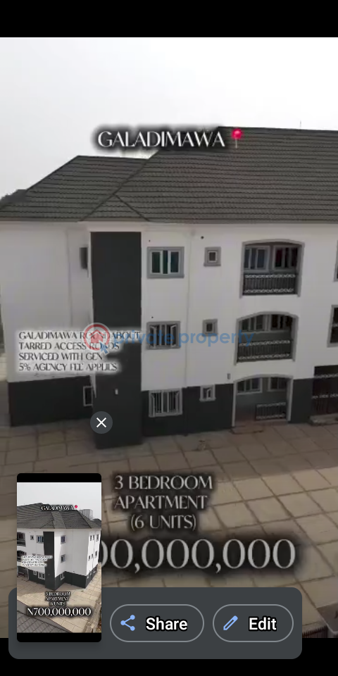 3 bedroom Block Of Flats For Sale Galadimawa Aroundabout Abuja (terred Road Galadimawa Abuja Phase 3  - 2