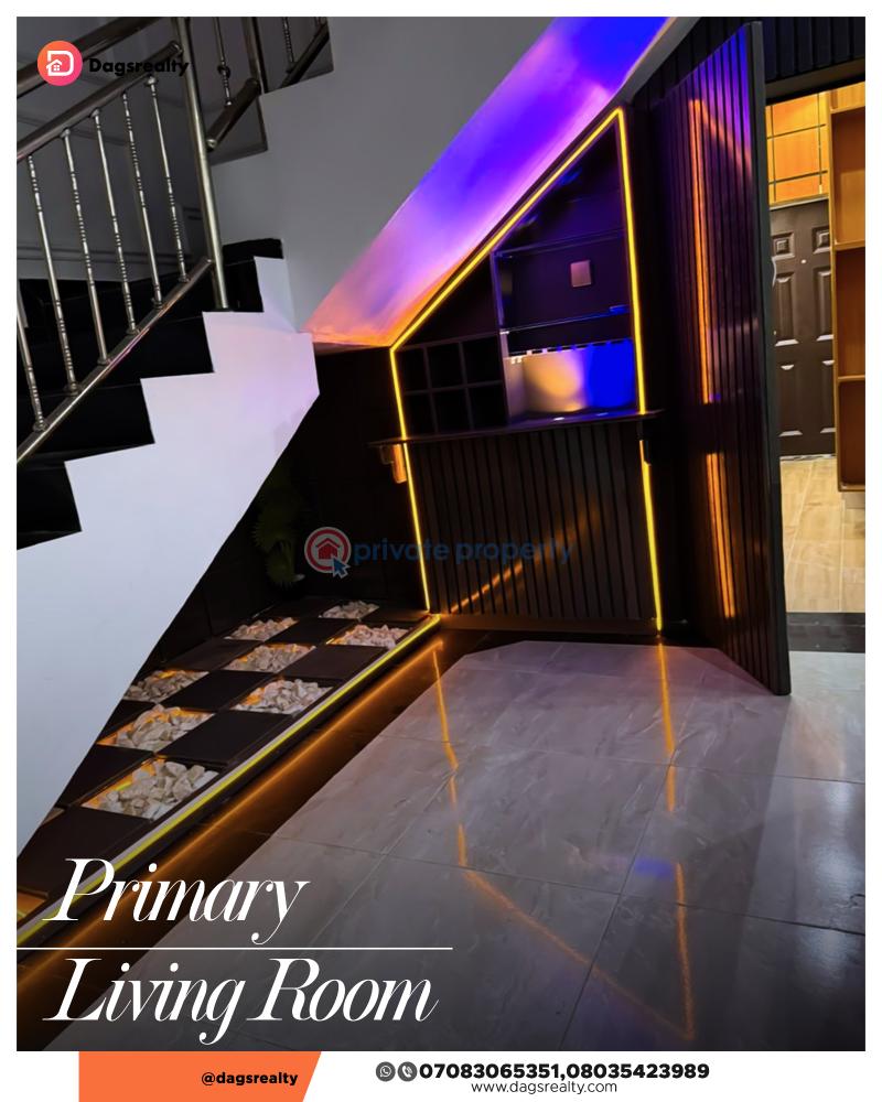 Brand new furnished 4 bedroom duplex in a serene estate with pool - 1 4 bedroom Terraced Duplex For Sale Lagos Business School Abraham Adesanya Ajah Lagos - 1