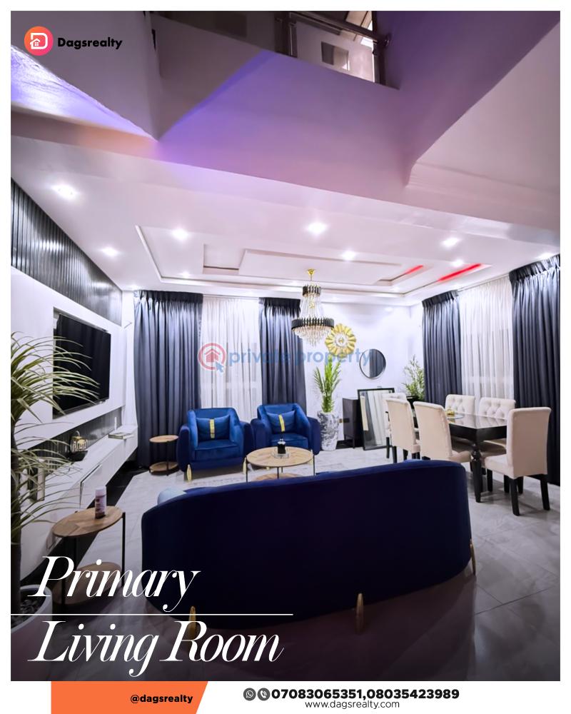 Brand new furnished 4 bedroom duplex in a serene estate with pool - 2 4 bedroom Terraced Duplex For Sale Lagos Business School Abraham Adesanya Ajah Lagos - 2