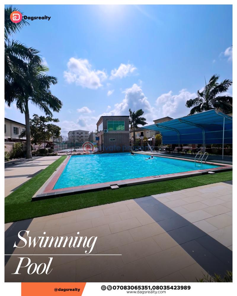 Brand new furnished 4 bedroom duplex in a serene estate with pool - 8 4 bedroom Terraced Duplex For Sale Lagos Business School Abraham Adesanya Ajah Lagos - 8