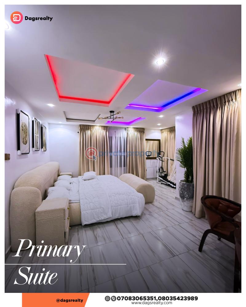 Brand new furnished 4 bedroom duplex in a serene estate with pool - 3 4 bedroom Terraced Duplex For Sale Lagos Business School Abraham Adesanya Ajah Lagos - 3