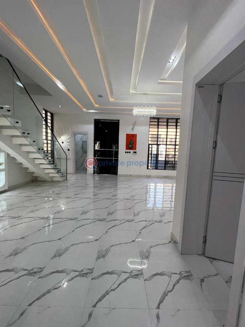 Brand new luxury 5 bed fully detached duplex with a swimming pool & bq - 9 5 bedroom Detached Duplex For Sale 2nsd Toll Gate, Lafiaji Lekki Lagos - 9