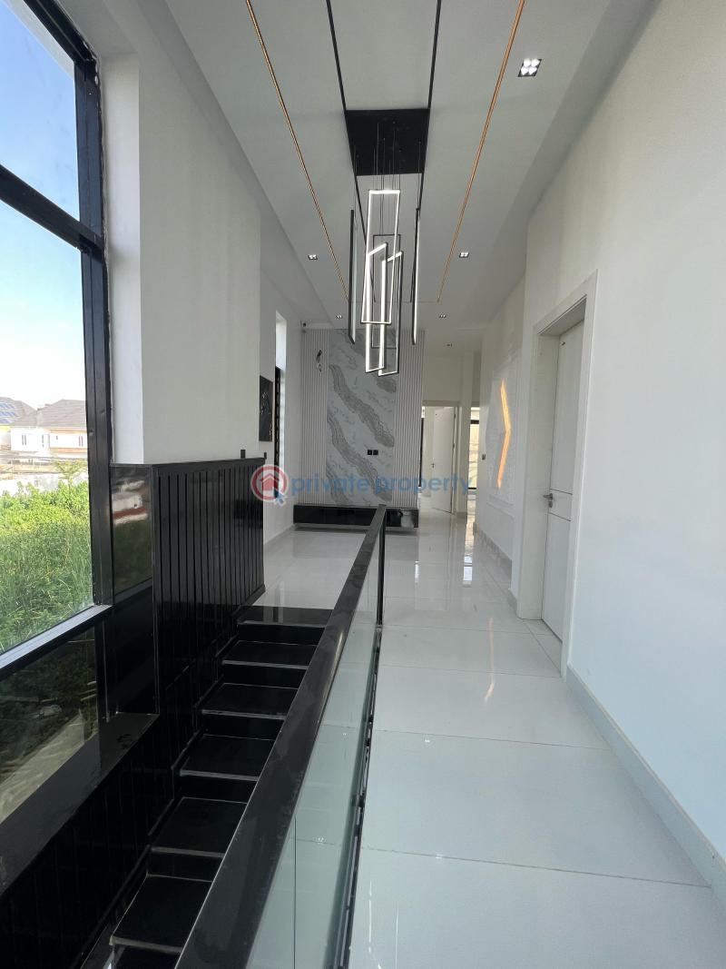 Brand new luxury 5 bed fully detached duplex with a swimming pool & bq - 8 5 bedroom Detached Duplex For Sale 2nd Tollgate, Lafiaji Lekki Lagos - 8