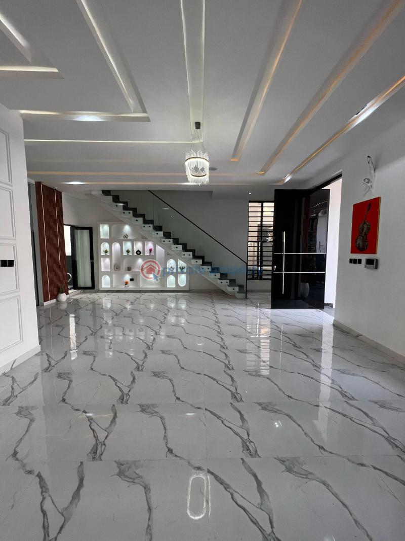 Brand new luxury 5 bed fully detached duplex with a swimming pool & bq - 12 5 bedroom Detached Duplex For Sale 2nsd Toll Gate, Lafiaji Lekki Lagos - 12