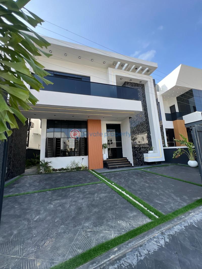 Brand new luxury 5 bed fully detached duplex with a swimming pool & bq - 18 5 bedroom Detached Duplex For Sale 2nsd Toll Gate, Lafiaji Lekki Lagos - 18