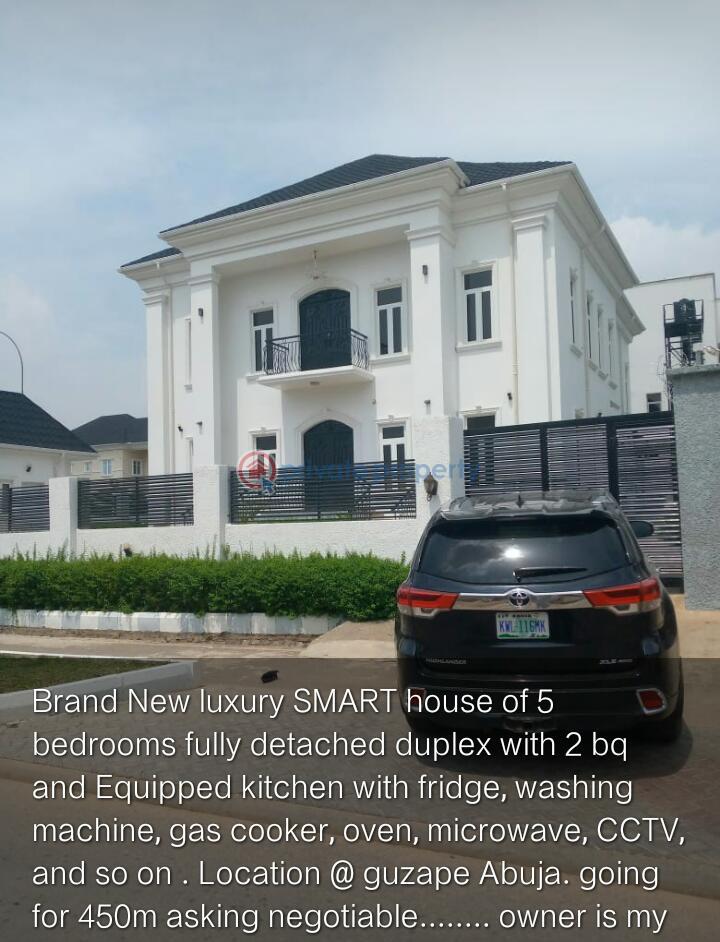 5 bedroom Duplex For Sale Asokoro Guzape Abuja Phase 1 