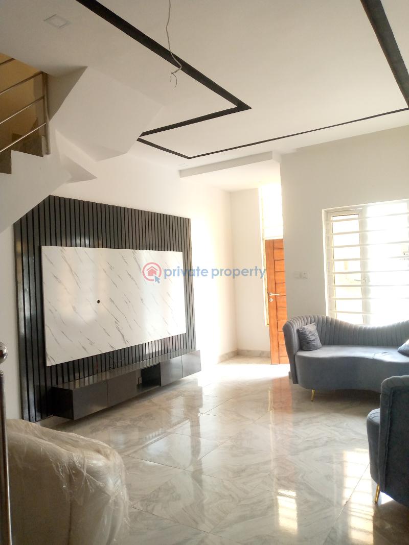 4 bedroom Terraced Duplex For Sale Located Inside An Estate,not Far From The Express, Nice Environment To Leave In.off Plan Is Available Too In Same Compound Abraham Adesanya Ajah Lagos - 4