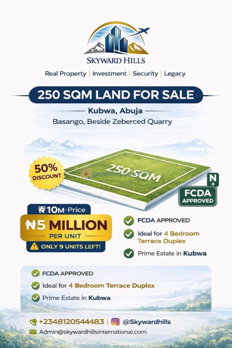 Land For Sale Arab Road Kubwa, Abuja. Kubwa Abuja Phase 4 