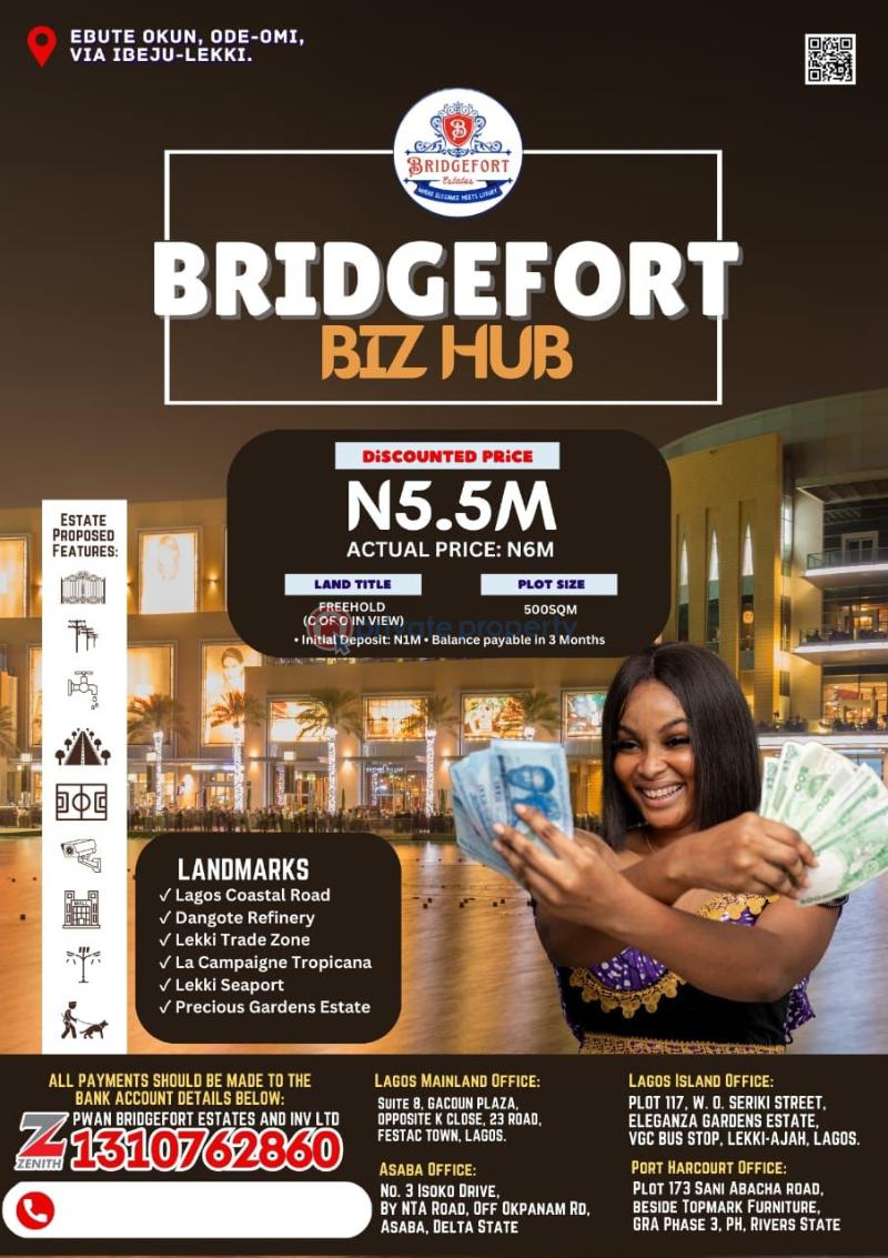 Residential Land For Sale Ebute Okun, Ode Omi, (via Ibeju Lekki) Ibeju-Lekki Lagos