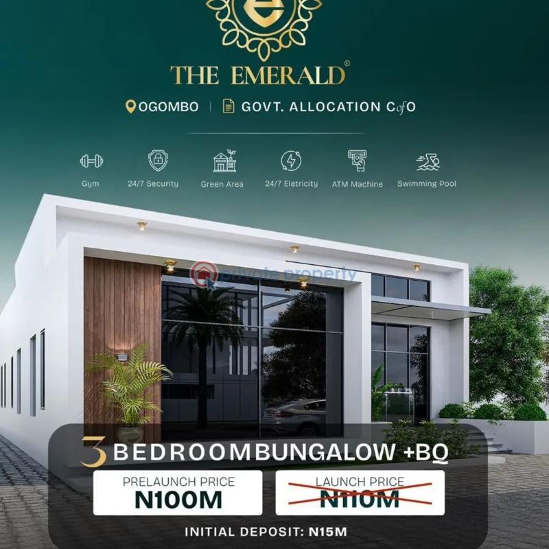 3 bedroom Detached Bungalow For Sale Ajah Lagos - 0