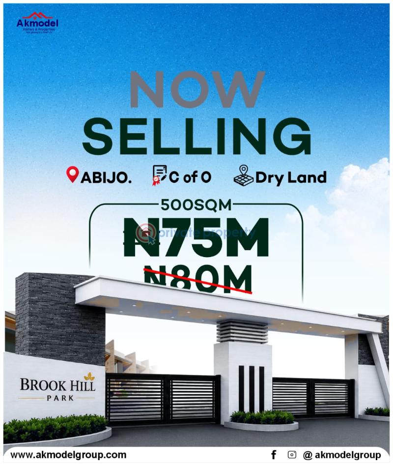Residential Land For Sale Brook Hill Park Estate Abijo Gra Abijo Ajah Lagos