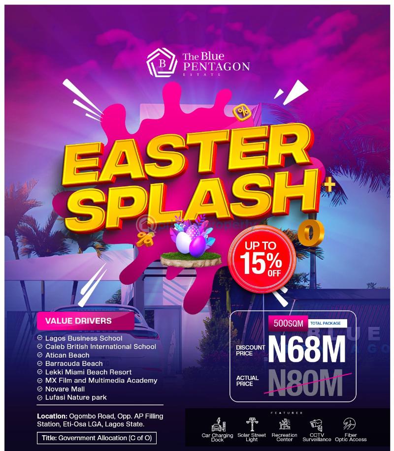 Residential Land For Sale The Blue Pentagon Estate Along Ogombo Road By Abraham Adesanya Estate Ajah Lekki Lagos Okun Ajah Lagos - 5