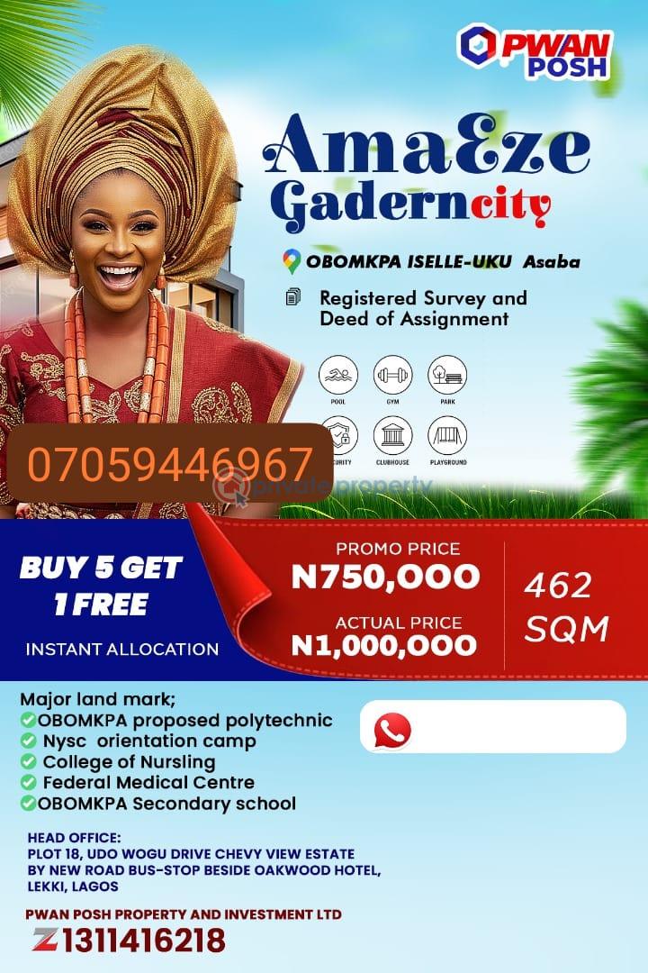 Mixed use Land For Sale Obomkpa Iselle Uku Aniocha Delta