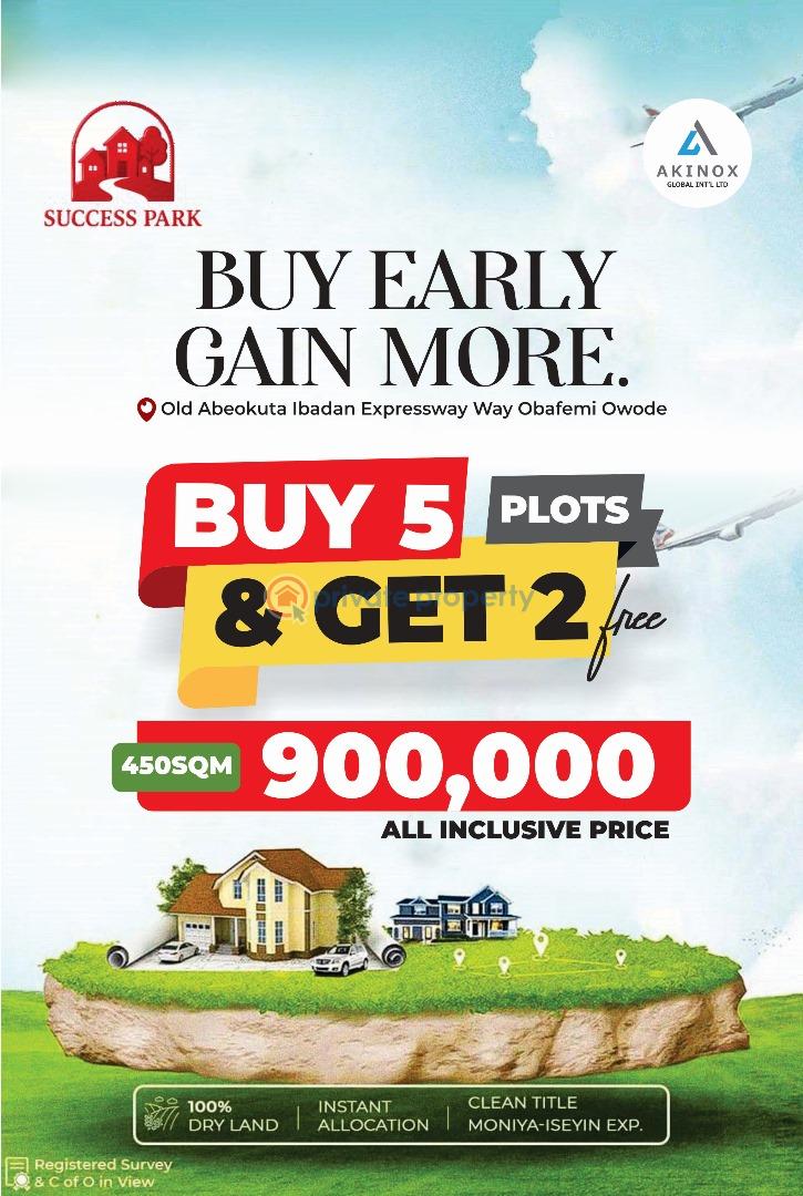 Mixed use Land For Sale Success Park Estate Selling On Awoof Promo Obafemi Owode Ogun