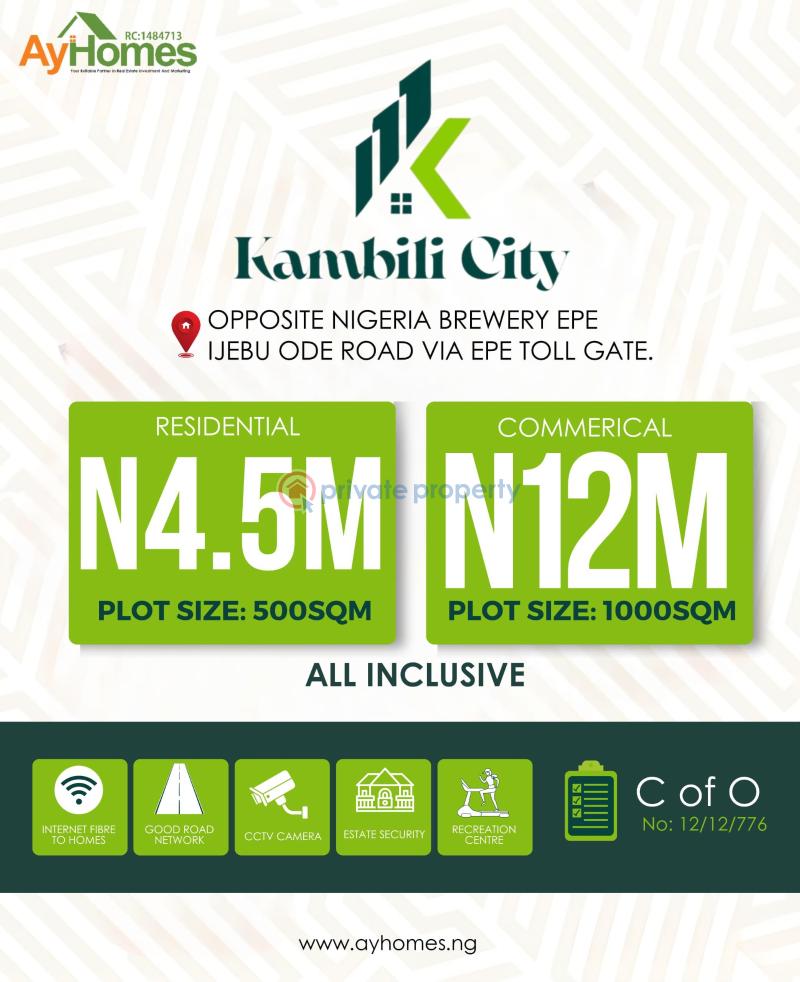 Residential Land For Sale Buy At Prelaunch Promo Price Opposite Nigeria Brewery, Epe Ijebu Ode Road Via Epe Toll Gate Epe Lagos - 0