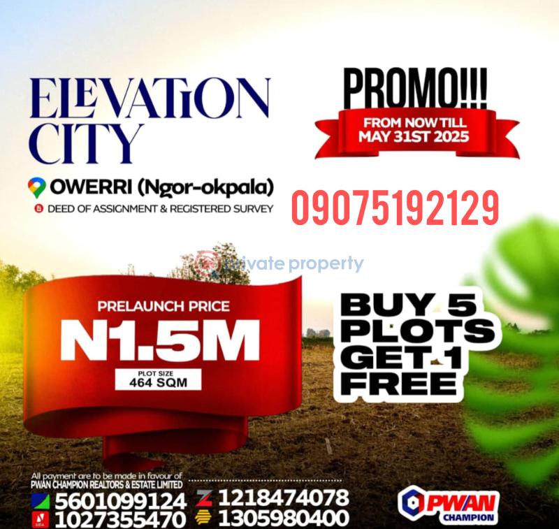 Land For Sale Egbelu Community Obike Ngor-Okpala Imo