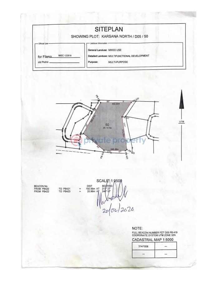 4 bedroom Residential Land For Sale Close To Renewed Hope Estate Karsana Abuja Phase 3  - 2