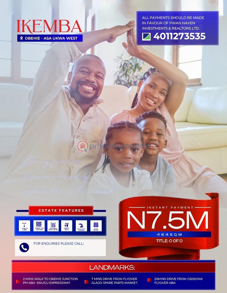 Residential Land For Sale Ikemba Estate, Obehie, Asa Ukwa West Ukwa West Abia