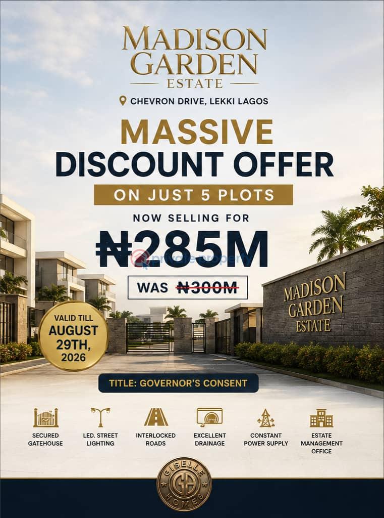 Residential Land For Sale Madison Garden Estate Chevron Drive Lekki Lagos - 3