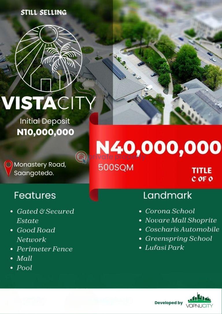 Residential Land For Sale Novare Mall Shoprite, Lagos Business School, Sky Mall, Mater Ecclesiae Monastery. Sangotedo Ajah Lagos